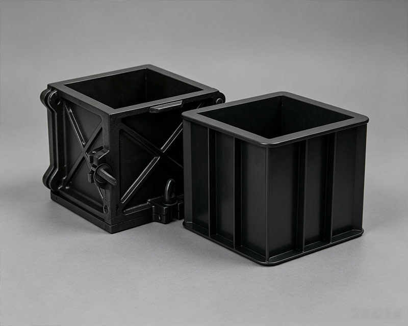 Moldes de plástico y de hierro fundido